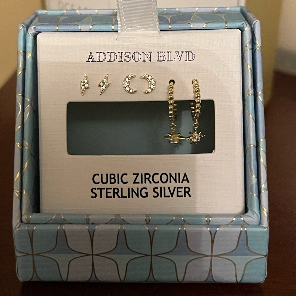 Addison Blvd earring set - Picture 5 of 6